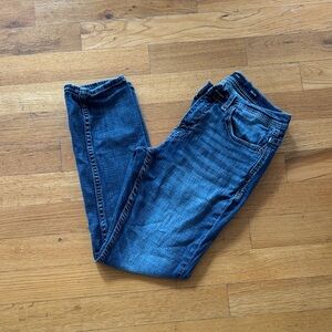 BKE Men's Slim Straight Blue Jeans